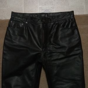 Mens Gap size 36L leather pants